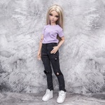 Photo of Джинсы т. серые прямые (1)