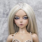 Photo of Парик "Блонд" со стразами (3х цветный)