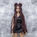 Photo of Парик "Розово-коричневый" SD (размеры 7-8-9)