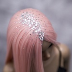 Photo of Парик Персиковый со стразами SD (размеры 7-8-9)