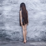 Photo of Парик "черно-коричневое омбре" SD (размеры 7-8-9)