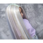 Photo of Парик со стразами - Пастельный блонд 6-7 Minifee (17см)