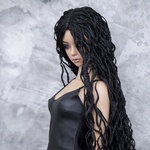 Photo of Парик "Черный" Волна SD (размеры 7-8-9)