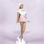 Photo of Парик на ОГ 8.9 (ФР, Межевика, и пр.) - блонд с розовым