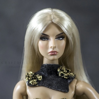 Photo of Ожерелье черное с золотом для Fashion Royalty