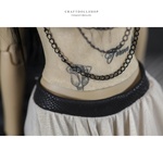 Photo of Корсаж Нюд с тату и украшение на шею/плечи