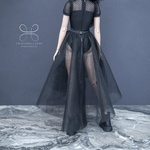 Photo of Юбка асимметричная черная