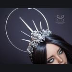 Photo of Диадема в серебре с бабочкой