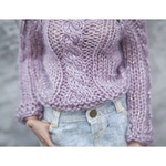 Photo of Свитер лиловый с нежным блеском