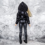 Photo of Бомбер - пайетки "черный", с капюшоном