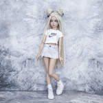 Photo of Парик "Блонд" 6-7 Minifee ОГ - 17см