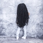 Photo of Парик "черный" гофре 6-7 Minifee 17см