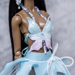 Photo of Корсаж Бабочка - мята/розовый для Nu Face