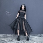 Photo of Юбка асимметричная черная