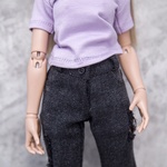 Photo of Джинсы т. серые прямые (1)