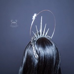 Photo of Диадема в серебре с бабочкой