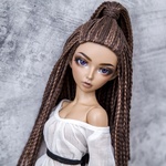 Photo of Парик "2 тона коричневых" 6-7 Minifee (17см)