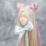 Photo of Парик "Блонд-розовый" омбре 4-5