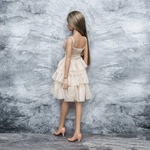 Photo of Платье бежевое с блеском Iple SiD