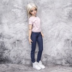 Photo of Джеггинсы т. синие с кармашками