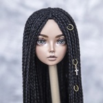 Photo of Парик "Черный" 6-7 Minifee 17см