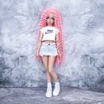 Photo of Парик "Персик" Гофре 6-7 Minifee (голова 17см)