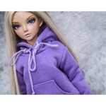 Photo of Худи с капюшоном т. фиолетовый - с рисунком