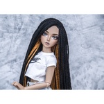 Photo of Парик "Черный+оранжевый" 6-7 Minifee (17см)