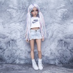 Photo of Парик "Нежная радуга" 6-7 Minifee (17см)