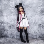 Photo of Парик "Черно-розовый" 6-7 Minifee (17см)