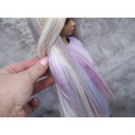 Photo of Парик со стразами - Пастельный блонд 6-7 Minifee (17см)