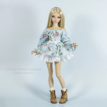 Photo of Платье Голубое Миди (2)