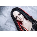 Photo of Парик "черный+красный" SD 7-8-9