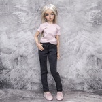 Photo of Джинсы т. серые прямые (2)