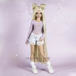 Photo of Парик 6-7 Minifee (17см) Экстра длинный блонд