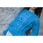 Photo of Свитер ярко голубой с блеском