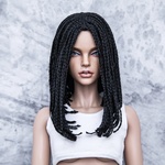 Photo of Парик "Черный" SD (размеры 7-8-9)