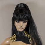 Photo of Украшение Черный бархат с золотыми цветами