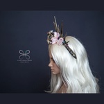 Photo of Диадема череп, шипы и цветы