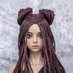 Photo of Парик "Розово-коричневый" SD (размеры 7-8-9)