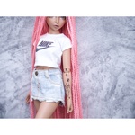 Photo of Парик "Персик" с блестящими нитями 6-7 Minifee (голова 17см)