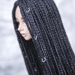 Photo of Парик "Черный" 6-7 Minifee 17см