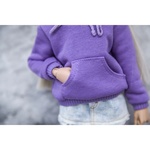 Photo of Худи с капюшоном т. фиолетовый