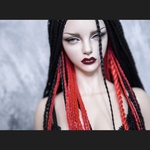 Photo of Парик "черный+красный" SD 7-8-9