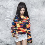 Photo of Свитер Яркий с удлиненными рукавами