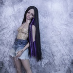 Photo of Парик "Черный+фиолетовый" SD 7-8-9