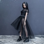 Photo of Юбка асимметричная черная