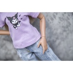 Photo of Футболка св. фиолетовая с рисунком