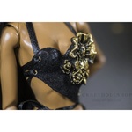 Photo of Корсаж черный с золотом для Fashion Royalty NuFace