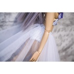 Photo of Юбка фатин + пайетки белая